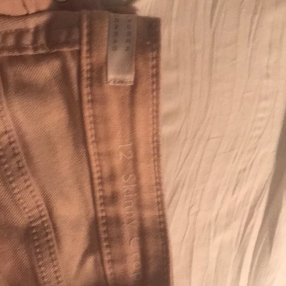 Lauren Conrad light pink crop jeans - Picture 2 of 2